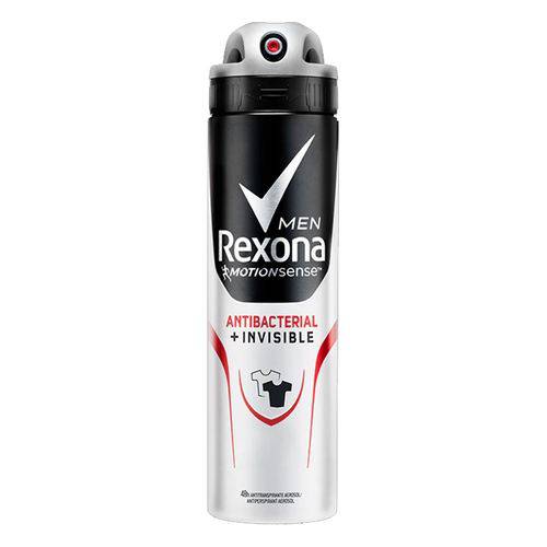 Desodorante Aerosol Rexona Antibacterial Invisible Masculino 90g é bom? Vale a pena?