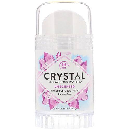 Desodorante Crystal Bastão Unissex Sem Cheiro 120g Maior é bom? Vale a pena?