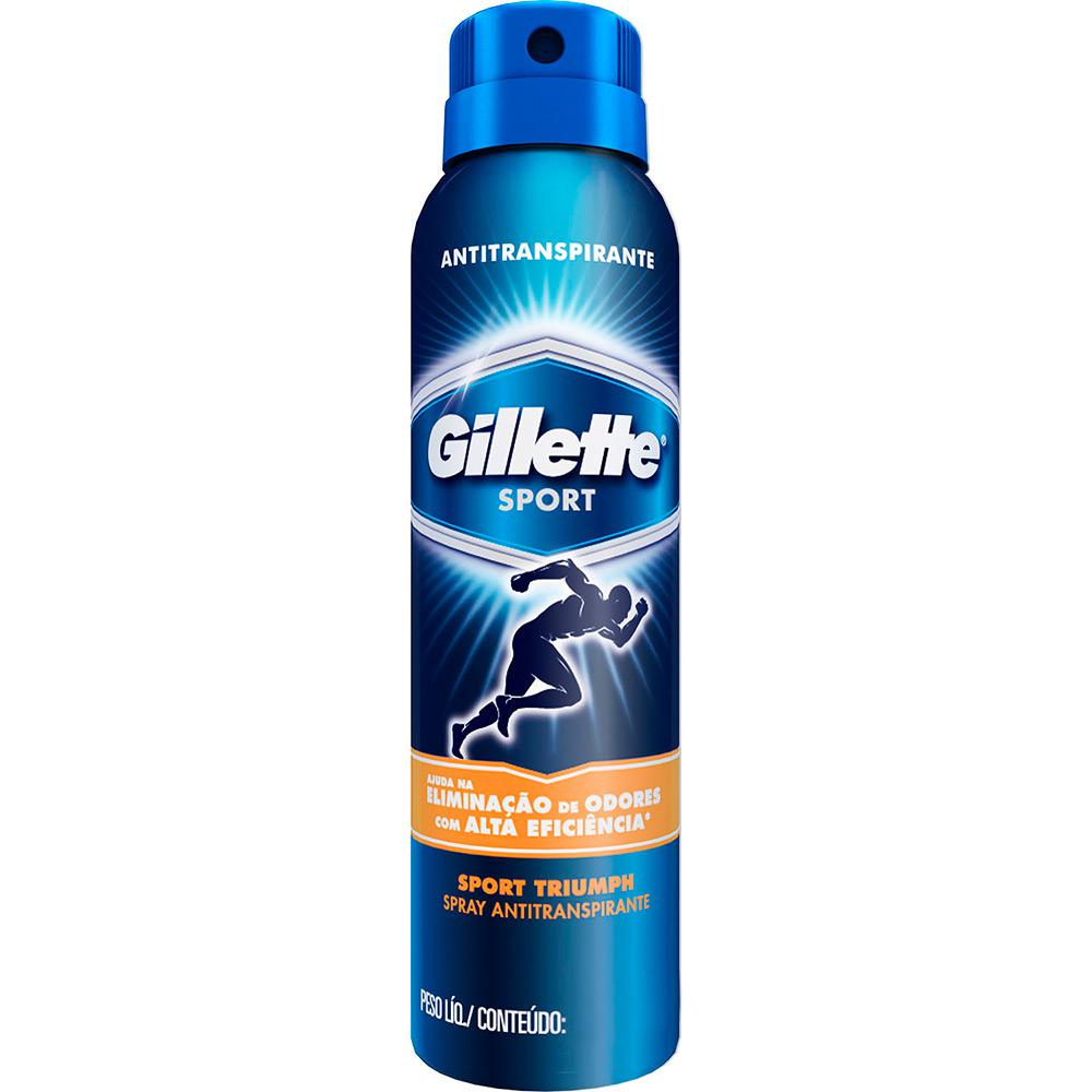 Desodorante Gillette Antitranspirante Spray Sport Triumph - 150ml é bom? Vale a pena?
