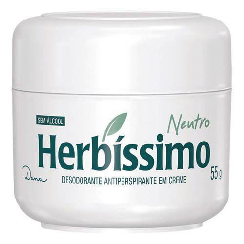 Desodorante Herbissimo Cr Neutro 55gr é bom? Vale a pena?