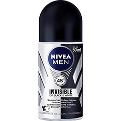 Desodorante Nivea Roll On Invisible Black& White Masculino é bom? Vale a pena?