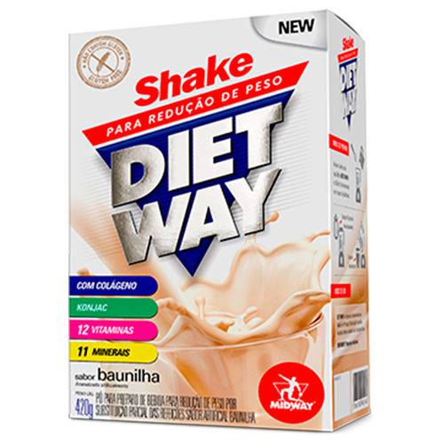 Diet Way Shake - 420 Gramas - Midway Baunilha é bom? Vale a pena?