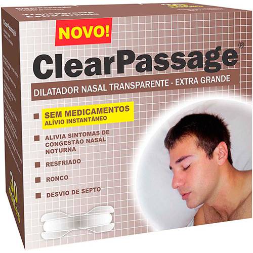 Dilatador Nasal 30 Unidades Transparente - ClearPassage é bom? Vale a pena?