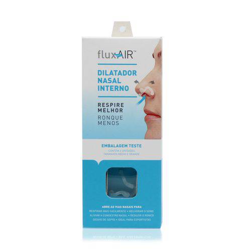 Dilatador Nasal Interno Flux Air Embalagem Teste com 2 Unidades é bom? Vale a pena?
