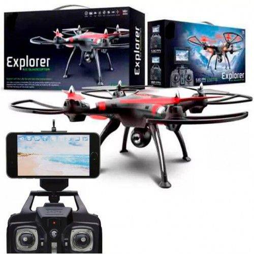 Drone Runqia Toys Explorer com Camera Hd Wifi Fpv Grande Rq77-12 é bom? Vale a pena?