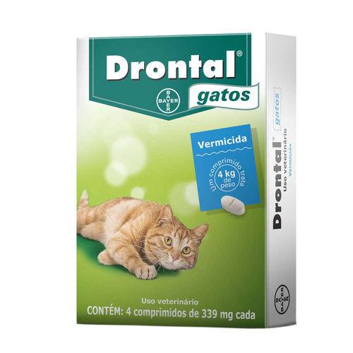 Drontal Blister para Gatos (4 Comprimidos) 4kg - Bayer é bom? Vale a pena?