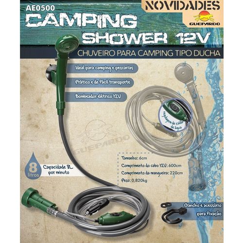 Ducha Portátil Camping Shower Chuveiro 12v Guepardo é bom? Vale a pena?