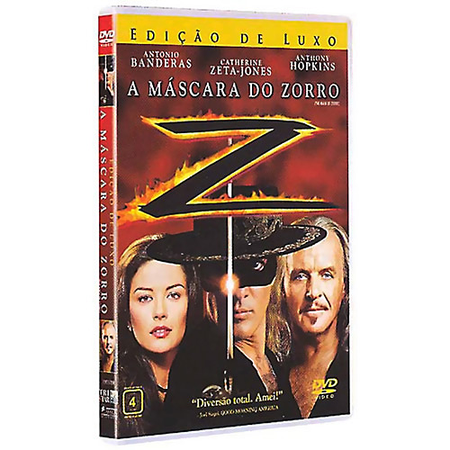 DVD a Máscara do Zorró - Edição de Luxo é bom? Vale a pena?