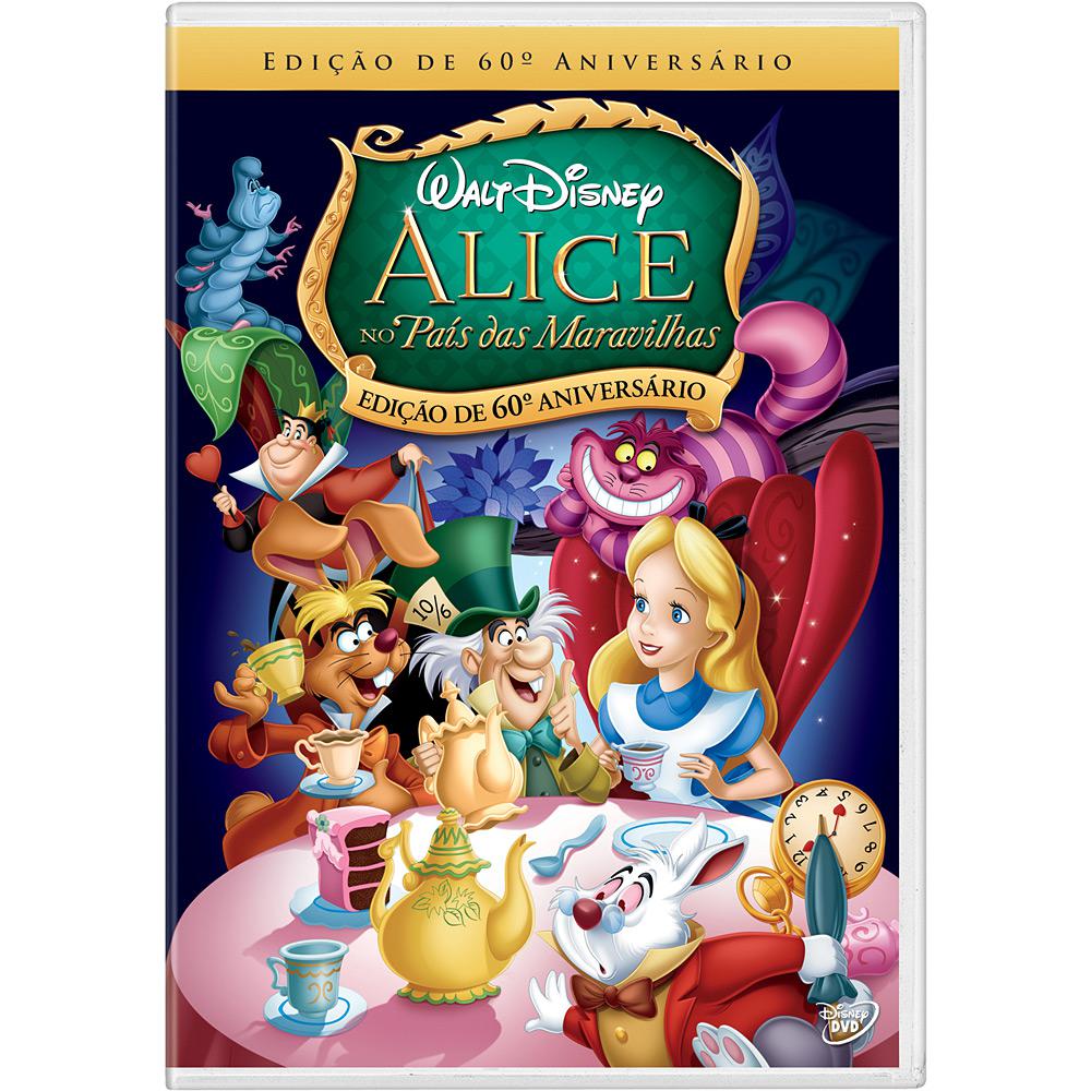 DVD Alice No País das Maravilhas: Edição de 60º Aniversário é bom? Vale a pena?