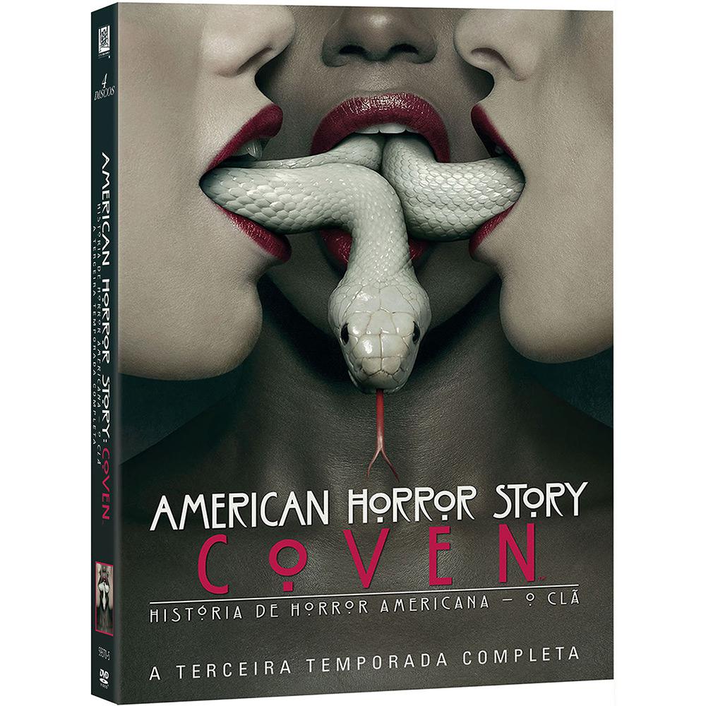 DVD - American Horror Story: Coven - História de Horror Americana: O Clã - A Terceira Temporada Completa (4 Discos) é bom? Vale a pena?
