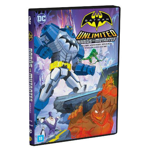 Dvd - Batman Unlimited: Robôs Vs. Mutantes - Filme Animado é bom? Vale a pena?