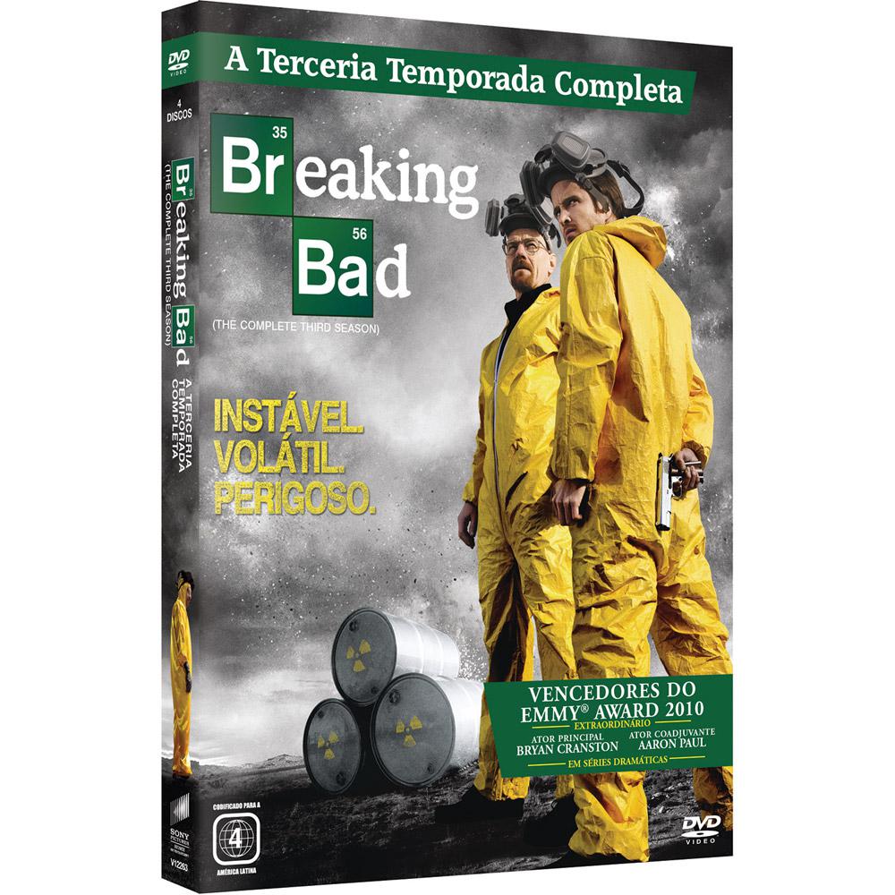 Dvd Breaking Bad - A Química do Mal 3ª Temporada (4 Discos) é bom? Vale a pena?
