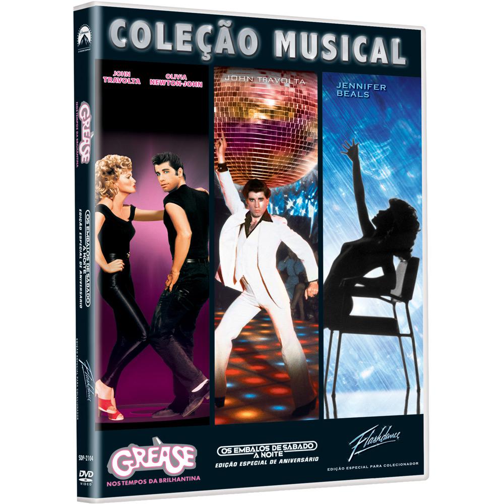 DVD Coleção Musical - Os embalos de Sábado a noite (Grease/Flashdance) - Triplo é bom? Vale a pena?