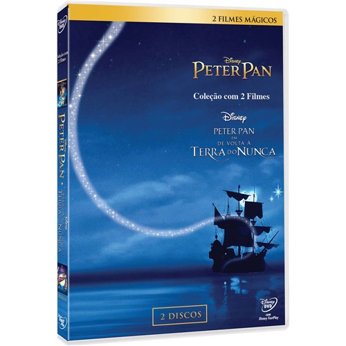 DVD Coleção Peter Pan: Peter Pan + Peter Pan em de Volta à Terra do Nunca (2 Discos) é bom? Vale a pena?