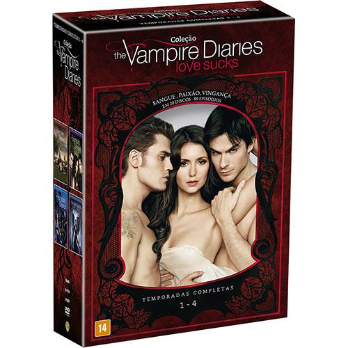 DVD - Coleção The Vampire Diaries: Love Sucks - 1ª a 4ª Temporada (20 Discos) é bom? Vale a pena?
