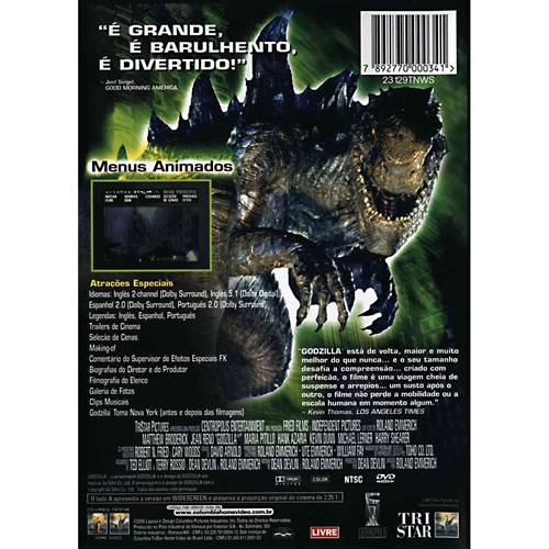 DVD Godzilla é bom? Vale a pena?