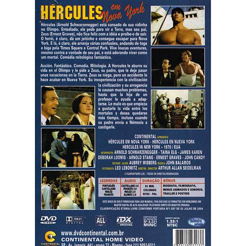 Dvd Hercules em Nova York é bom? Vale a pena?