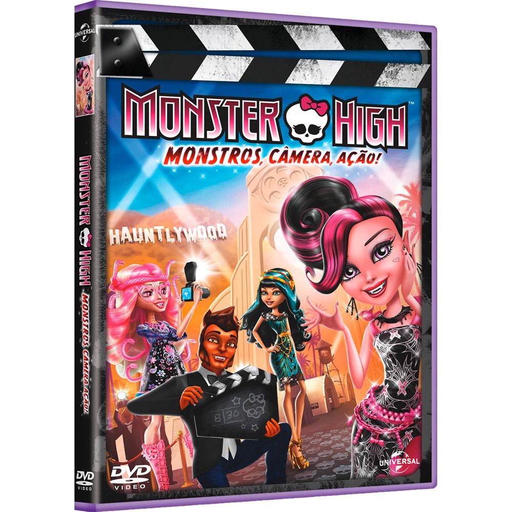 DVD - Monster High - Monstros, Câmera, Ação! é bom? Vale a pena?