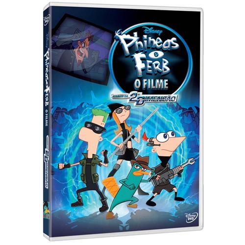 DVD - Phineas e Ferb: Através da 2ª Dimensão é bom? Vale a pena?