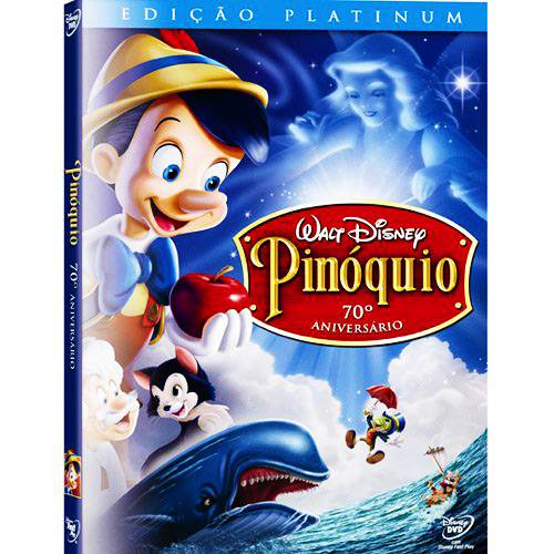 DVD Pinóquio - Edição Platinum 70º Aniversário (Duplo) é bom? Vale a pena?
