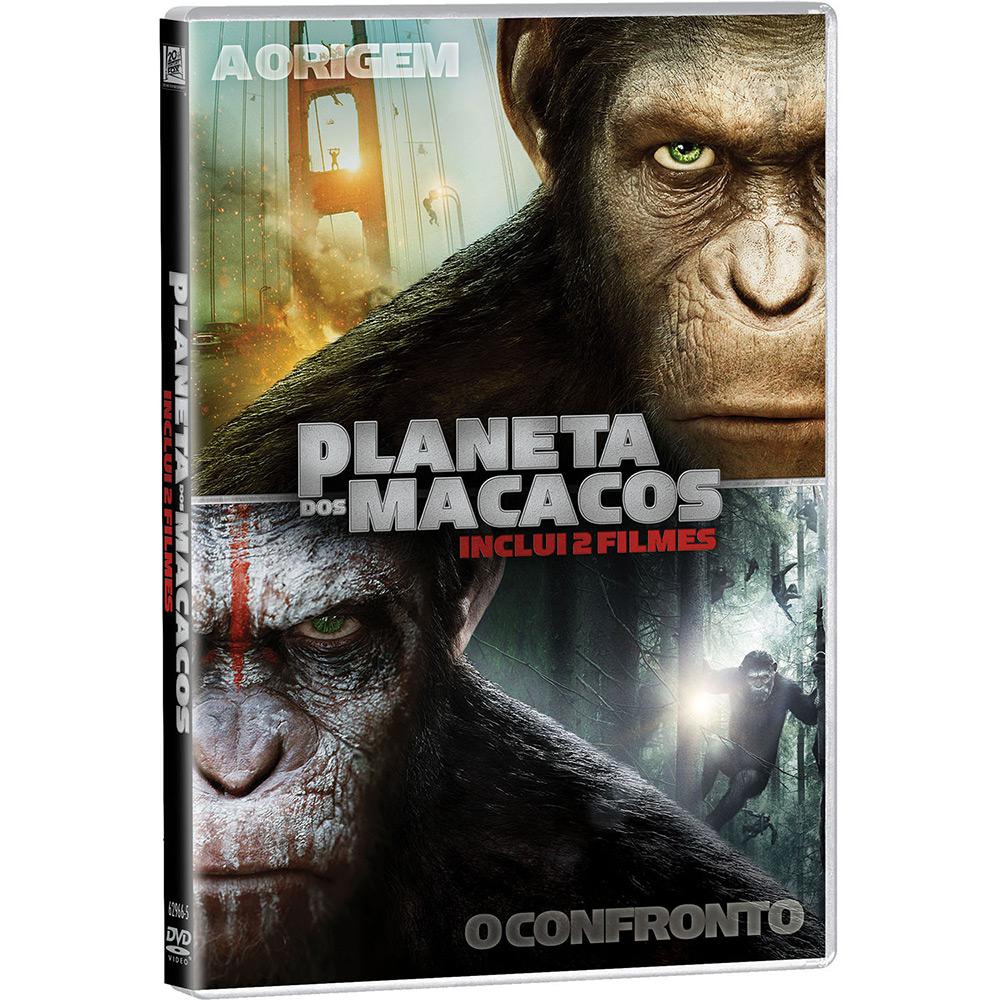 DVD - Planeta dos Macacos: A Origem + Planeta dos Macacos: O Confronto é bom? Vale a pena?