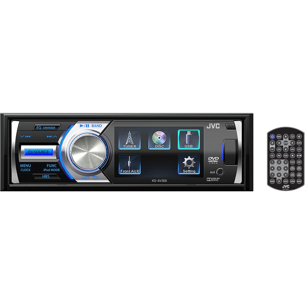 DVD Player Automotivo KD-AV300, tela de 3", Entrada USB e Aux, Conectividade com Smartphone, Frente destacável - JVC é bom? Vale a pena?