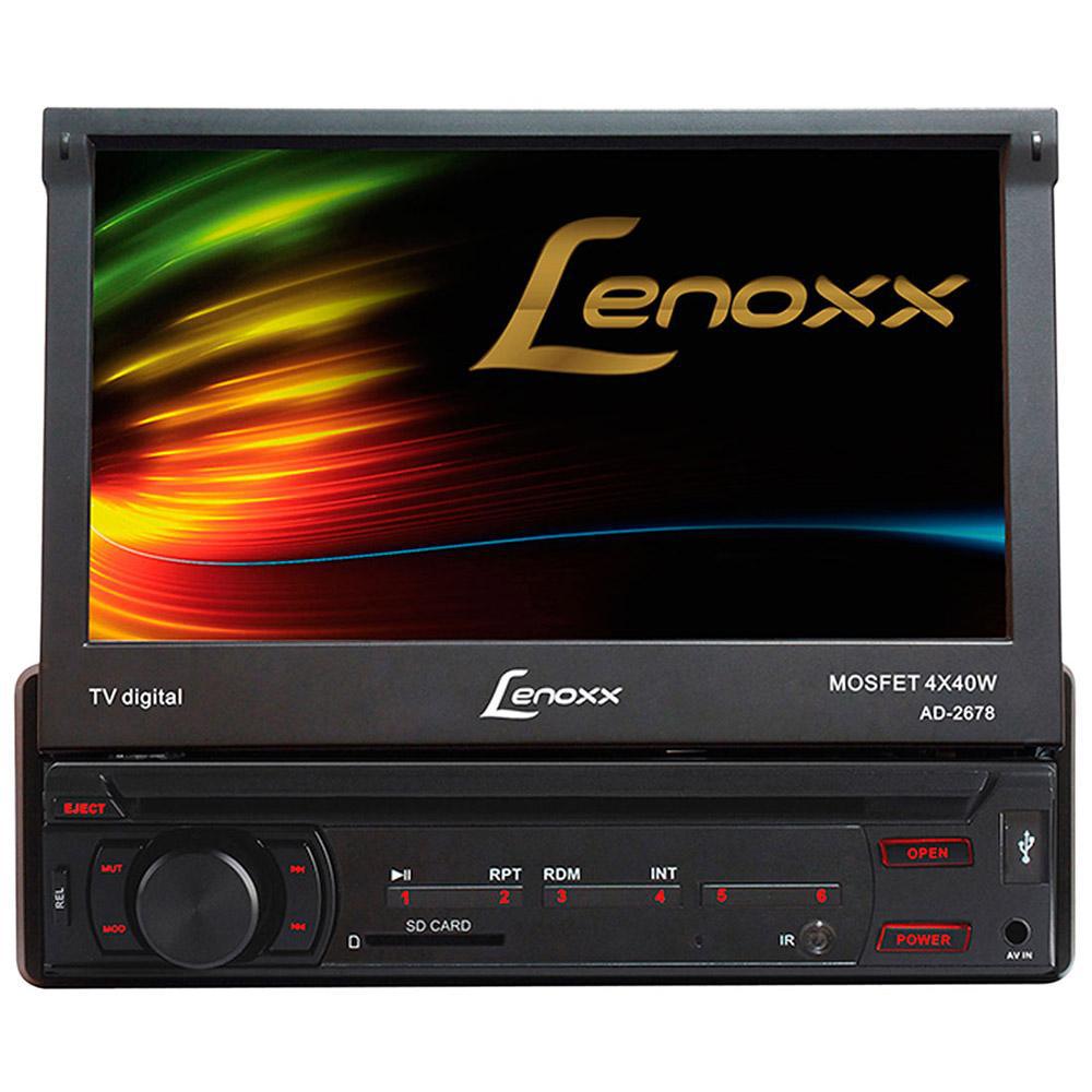 Dvd Player Automotivo Lenoxx Ad-2678 Tv Digital Usb e Cartão Sd Tela Retrátil 7" é bom? Vale a pena?