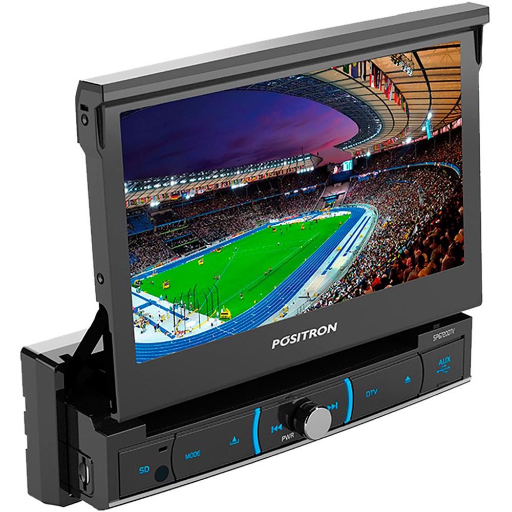 DVD Player Automotivo Pósitron SP6720 7" TV Digital USB Entrada Cartão SD Bluetooth Touch Retrátil é bom? Vale a pena?
