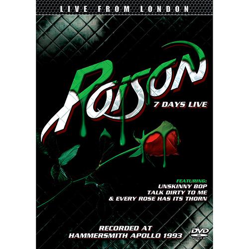 DVD - Poison - 7 Days Live - Recorded At The Hammersmith Apollo 1993 é bom? Vale a pena?