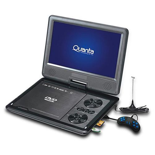 DVD Portátil Quanta Qtpdvd200 Tela de 9.5" com Modo Jogo/USB/sd/fm - Preto é bom? Vale a pena?
