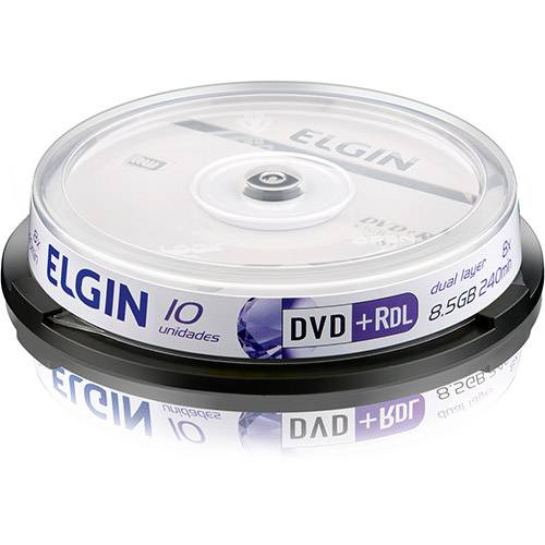 DVD+R Elgin 8,5GB/240min 8x (Dual Layer) (Cake C/ 10) é bom? Vale a pena?