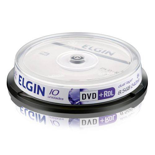 DVD+r Gravável 8,5 Gb 240 Min Dual Layer 8x Elgin – 10 U é bom? Vale a pena?