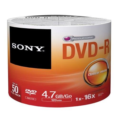 Dvd-R Printable 120 Min 4.7gb 16x 50dmr47fbz2la Sony é bom? Vale a pena?