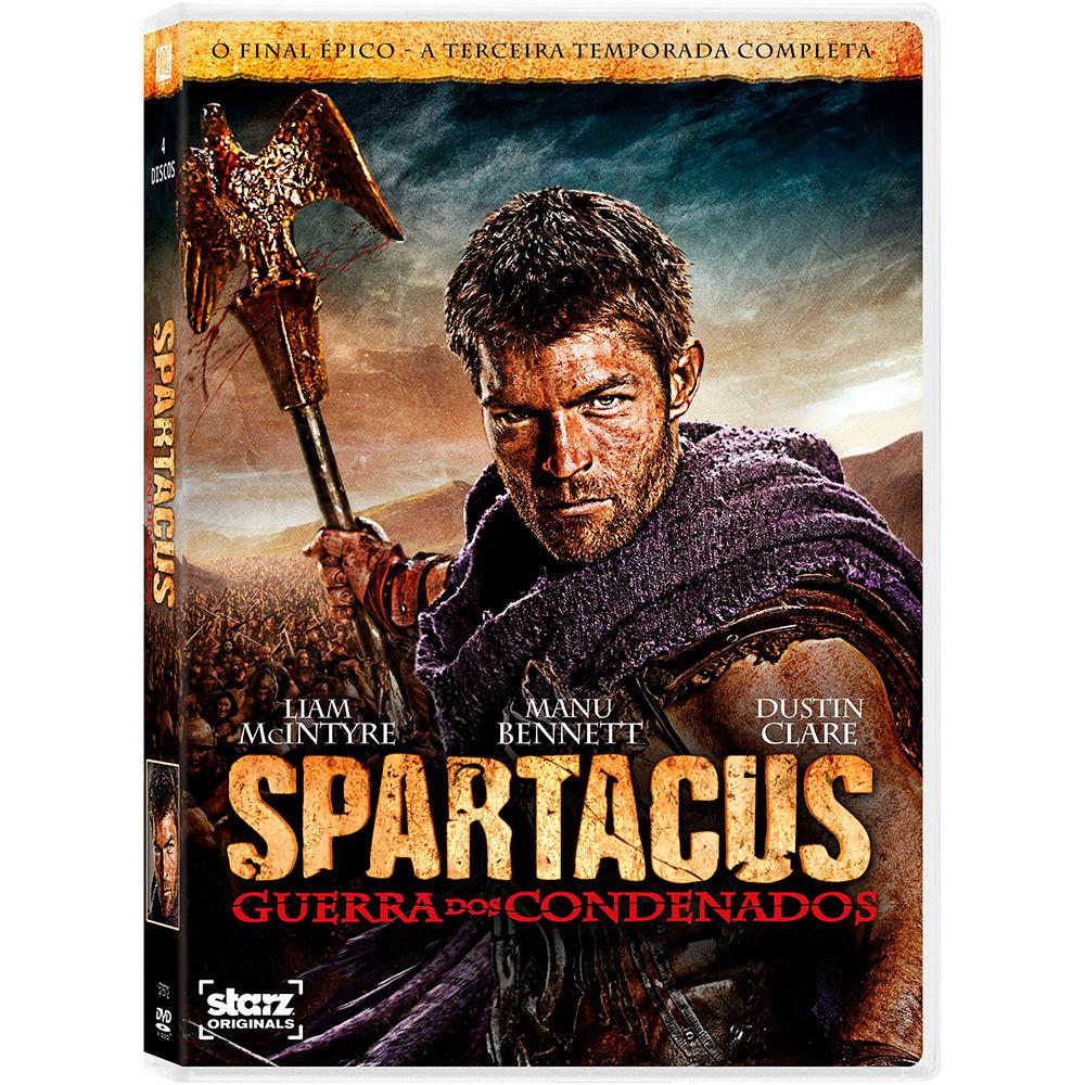DVD Spartacus: Guerra dos Condenados - 3ª Temporada (4 Discos) é bom? Vale a pena?