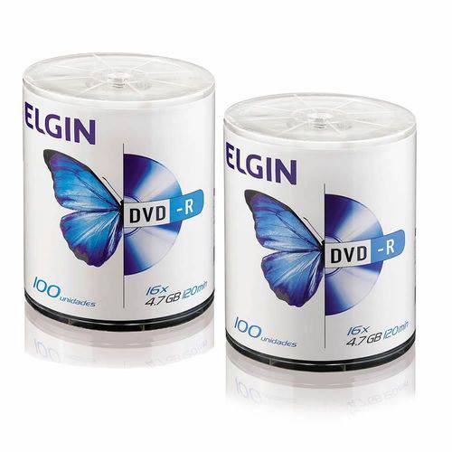 DVD Virgem Gravável Logo DVD-R 4.7GB/120min 16x Elgin 200un é bom? Vale a pena?