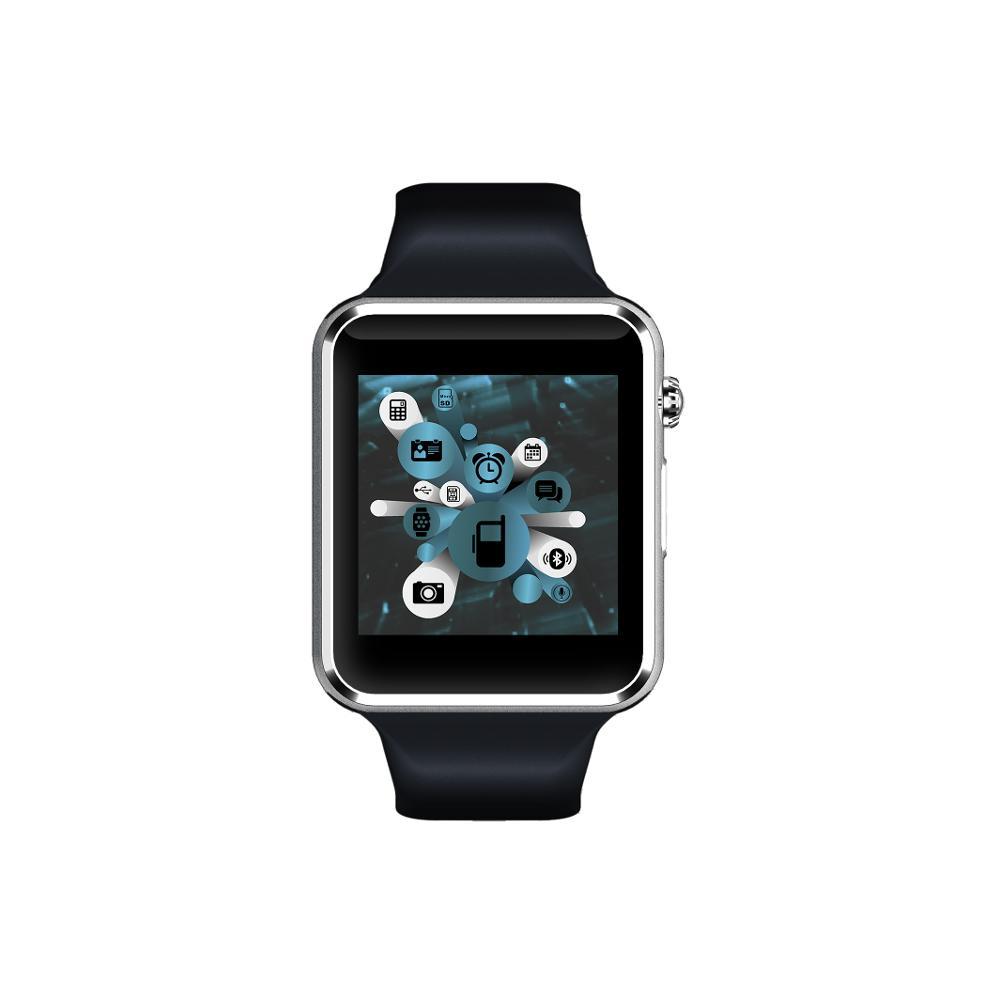 E- Watch Relógio Inteligente Com Função Celular E Notificações Via Bluetooth - Pulseira Preta é bom? Vale a pena?