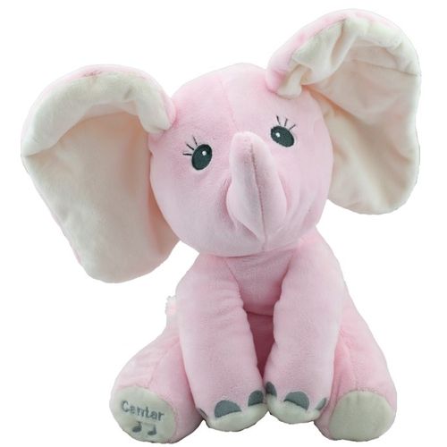 Elefante Pelúcia Musical Mexe Orelhas Rosa Bbr Toys é bom? Vale a pena?