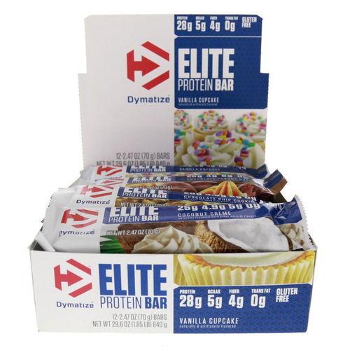 Elite Protein Bar 12 Unidades - Dymatize Nutrition é bom? Vale a pena?