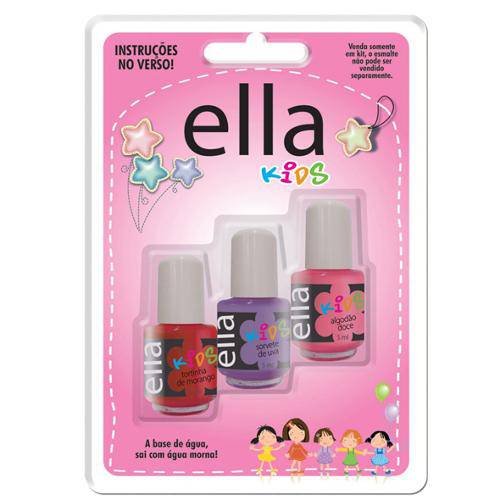 Ella Kids Esmalte Infantil (Kit 3 Cores) é bom? Vale a pena?