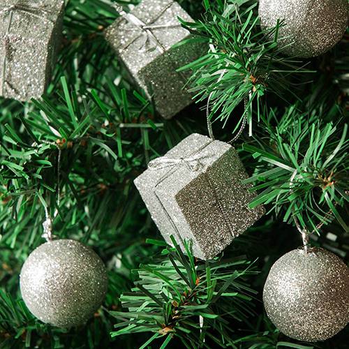 Enfeite de Árvore Bolas e Presentinhos Prata 12 Peças - Orb Christmas é bom? Vale a pena?