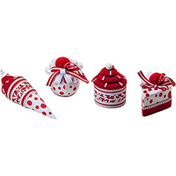 Enfeite de Árvore Cupcakes em Tecido, 4 Unidades - Christmas Traditions é bom? Vale a pena?