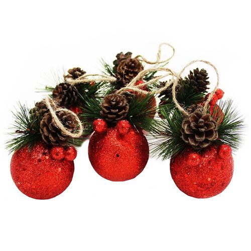 Enfeite de Árvore de Natal Bola Natalina York 6 Peças Vermelho - Niazitex é bom? Vale a pena?
