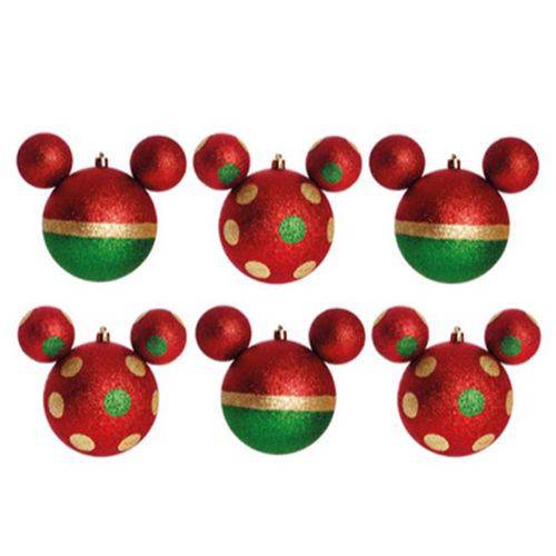 Enfeite de Natal Bolas Vermelha Verde Dourada do Mickey - Disney é bom? Vale a pena?