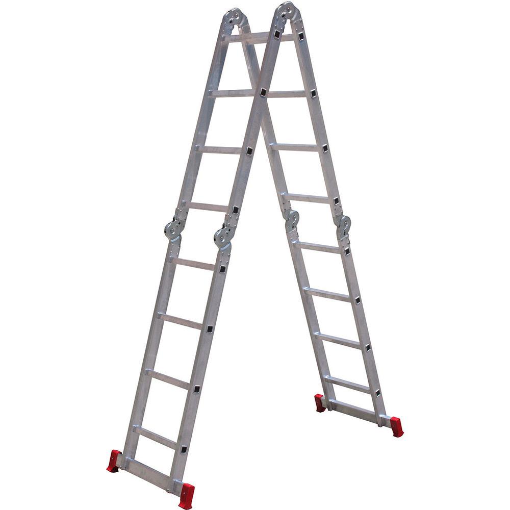 Escada Articulada Botafogo Lar&Lazer 4 x 4 em Alumínio 16 Degraus é bom? Vale a pena?