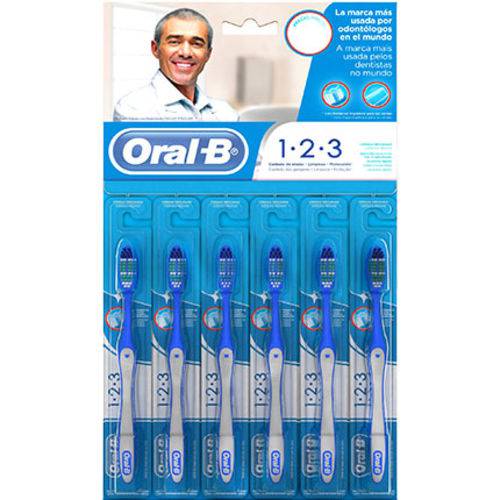 Escova Dental Oral-B 123 com 6 Unidades é bom? Vale a pena?