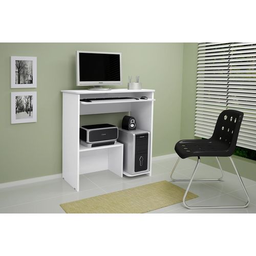 Escrivaninha/mesa de Computador com Design Compacto Íris Branco Jcm Movelaria é bom? Vale a pena?