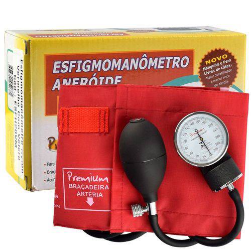Esfigmomanômetro Premium com Fecho em Velcro e Braçadeira em Nylon Adulto Premium - Vermelho é bom? Vale a pena?