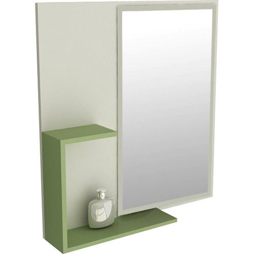 Espelheira para Banheiro 1570 (60x78x15cm) Branco/Verde - Tomdo é bom? Vale a pena?