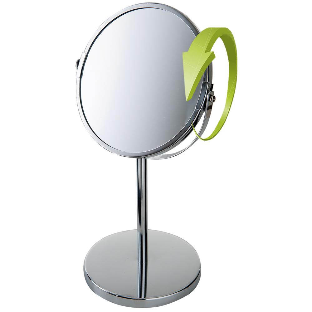 Espelho De Aumento Giratório Dupla Face Inox Ideal Barbear Maquiagem - Mr8 8481 é bom? Vale a pena?