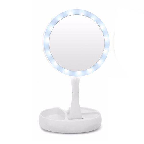 Espelho de Luz Led Dobravel Aumenta 10x P/maquiagem Portátil é bom? Vale a pena?